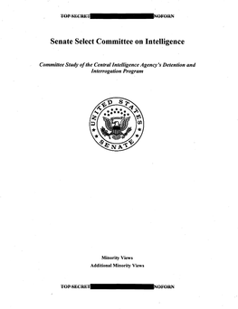 Committee Study Ofthe Central Intelligence Agency's Detention And
