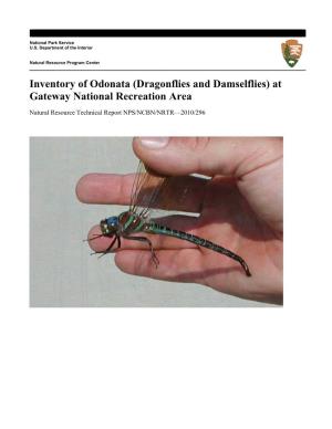 Inventory of Odonata (Dragonflies and Damselflies) at Gateway National Recreation Area