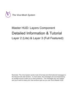 Layers Component Detailed Information & Tutorial Layer 2 (Lite) & Layer 3 (Full Featured)