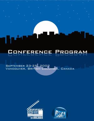 Conference Program Conference Program