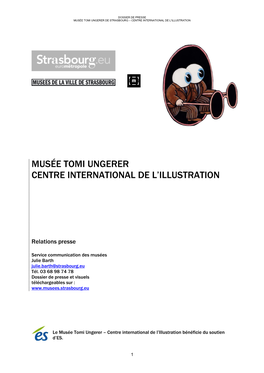 Musée Tomi Ungerer Centre International De L'illustration
