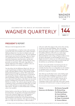 Wagner Quarterly 144 March 2017