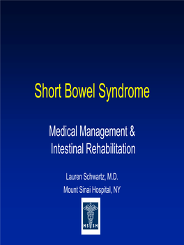 Short Bowel Syndrome