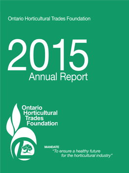 2014 Foundation Annual Report