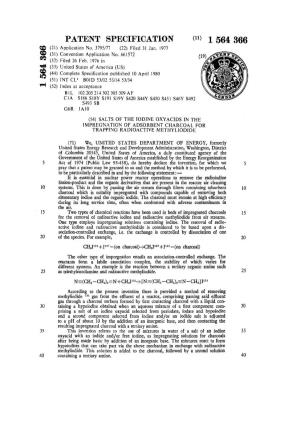 PATENT SPECIFICATION (11) 1 564 366 to (21) Application No