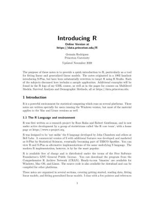Introducing R Online Version At
