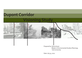 Dupont Corridor Visioning Study Bathurst Christie Avenue