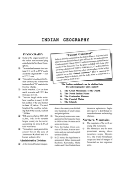 Indian Geography