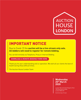 Auction House London Team