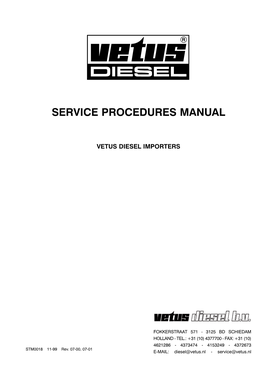 Service Procedures Manual