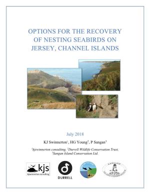 Seabird Recovery on Jersey, Channel Islands