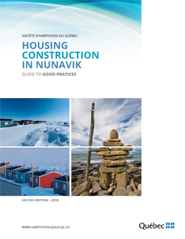 Housing Construction in Nunavik Guide to Good Pratices