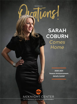 SARAH COBURN Comes Home