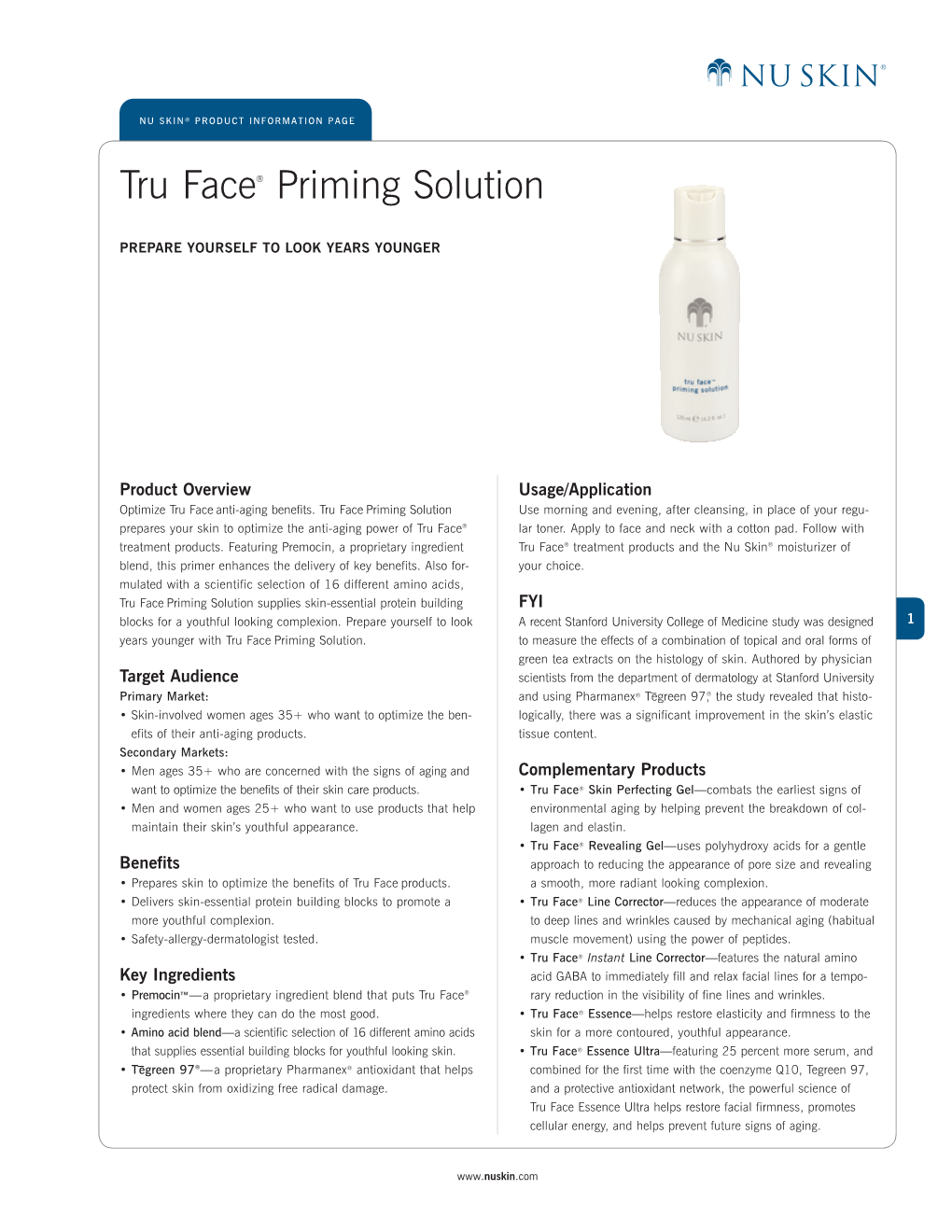 Tru Face® Priming Solution