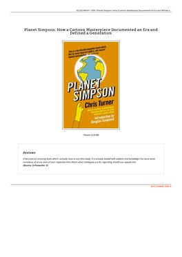 Read Ebook // Planet Simpson: How a Cartoon Masterpiece Documented