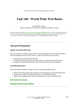 World Wide Web Basics