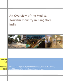 An Overview of the Medical Tourism Industry in Bangalore, India