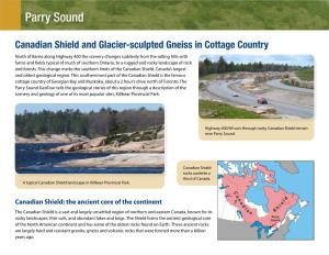 Parry Sound: Canadian Shield and Glacier-Sculpted Gneiss in Cottage Country; Geotours Northern Ontario Series
