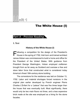 The White House (I)