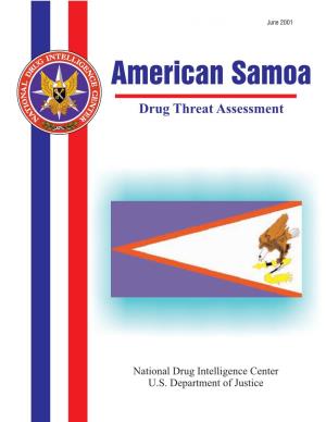 American Samoa Threat Assessment