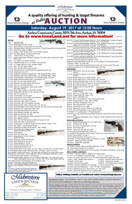 A Quality Offering of Hunting & Target Firearms