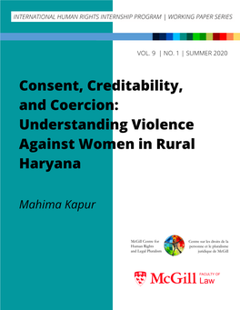 Understanding Violence Against Women in Rural Haryana