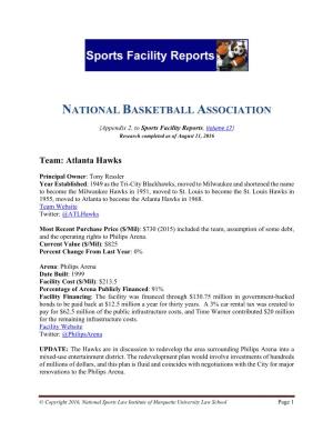 National Basketball Association (Appendix 2)