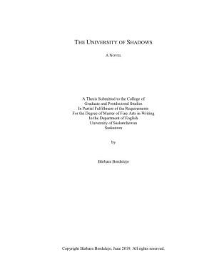 The University of Shadows
