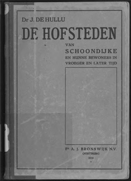 De Hofsteden Van Schoondijke