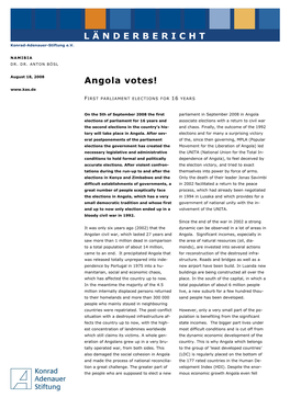 Angola Votes!
