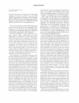 Book Review: Pterophoroidea & Alucitoidea