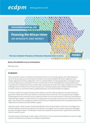 Financing the African Union – on Mindsets and Money