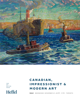 Canadian, Impressionist & Modern