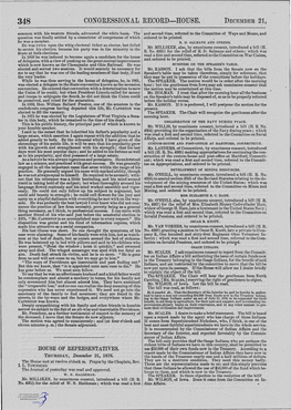 CONGRESSIONAL RECORD-HOUSE. Deoel\1BER 21