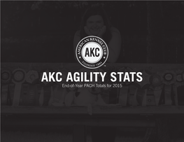 Akc Agility Stats