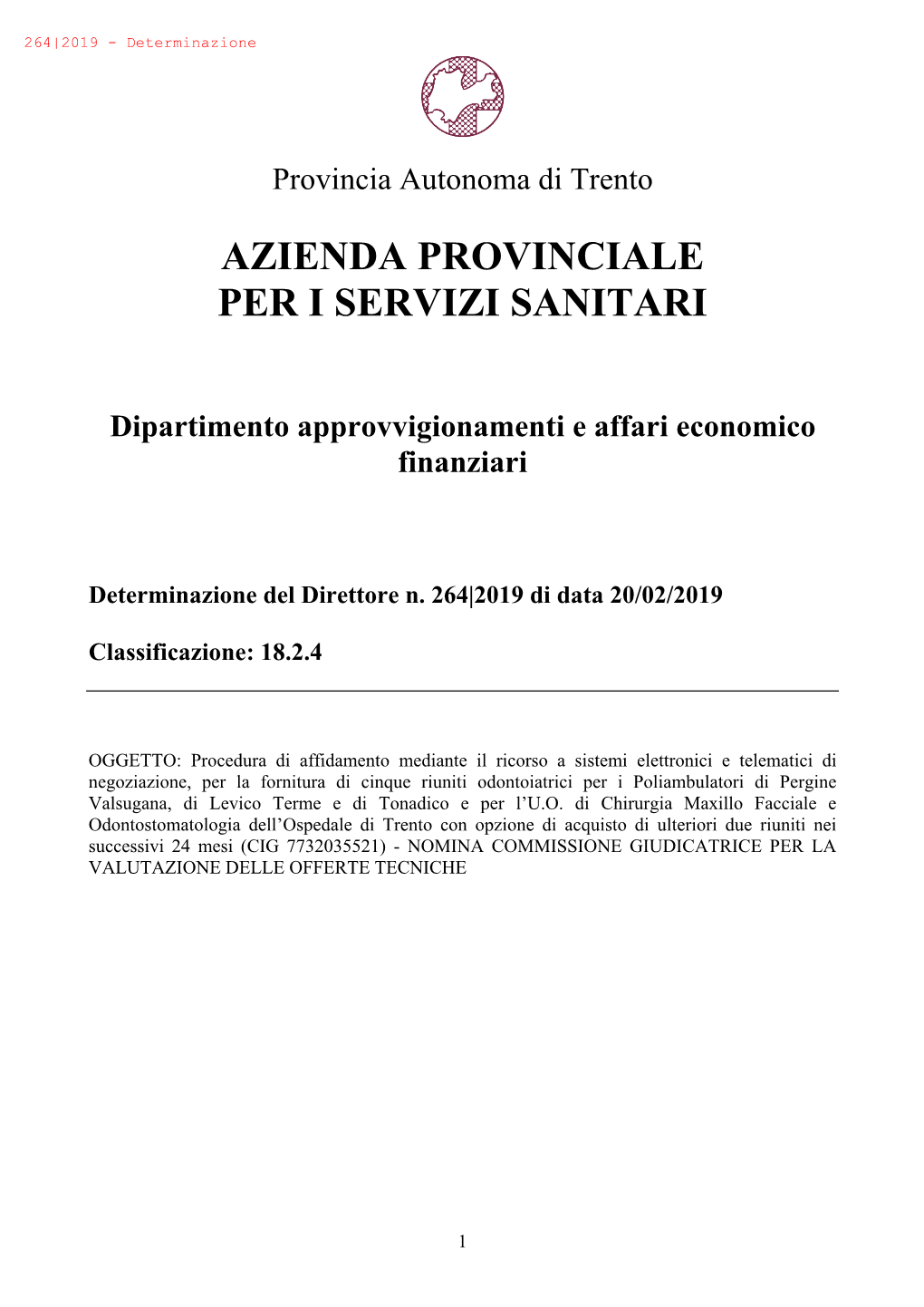 Provincia Autonoma Di Trento