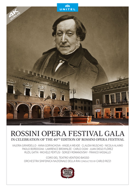 Rossini Opera Festival Gala