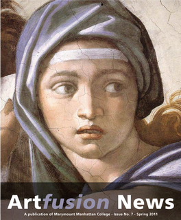 Artfusion News a Publication of Marymount Manhattan College - Issue No
