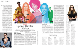 Spring Theater Preview
