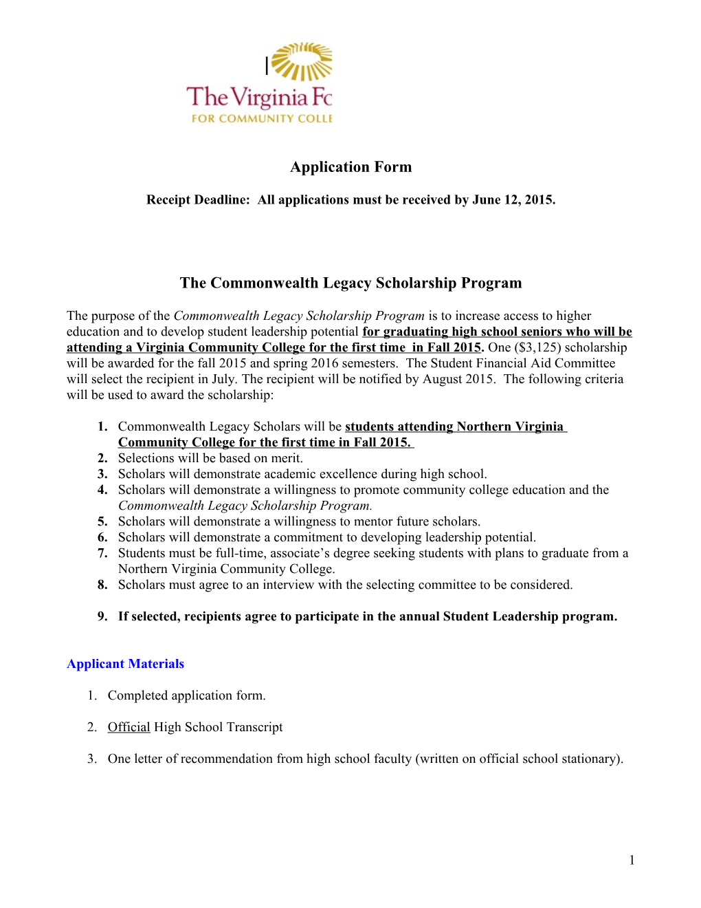 The Commonwealth Legacy Scholarship Program