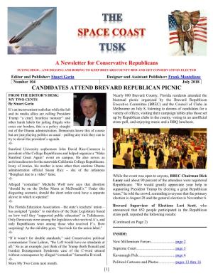 A Newsletter for Conservative Republicans CANDIDATES