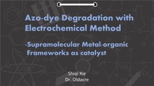 Azo-Dye Degradation with Electrochemical Method