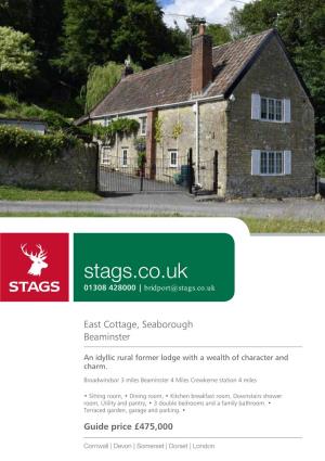 Stags.Co.Uk 01308 428000 | Bridport@Stags.Co.Uk