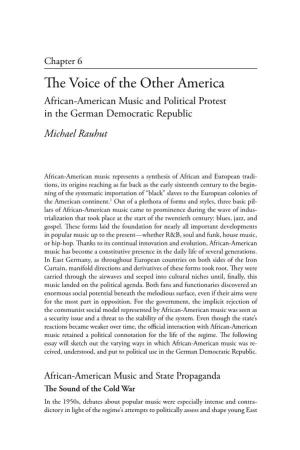 Chapter 6. the Voice of the Other America: African