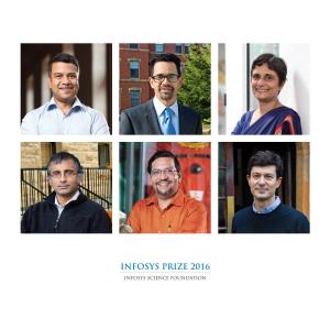 Infosys Prize 2016