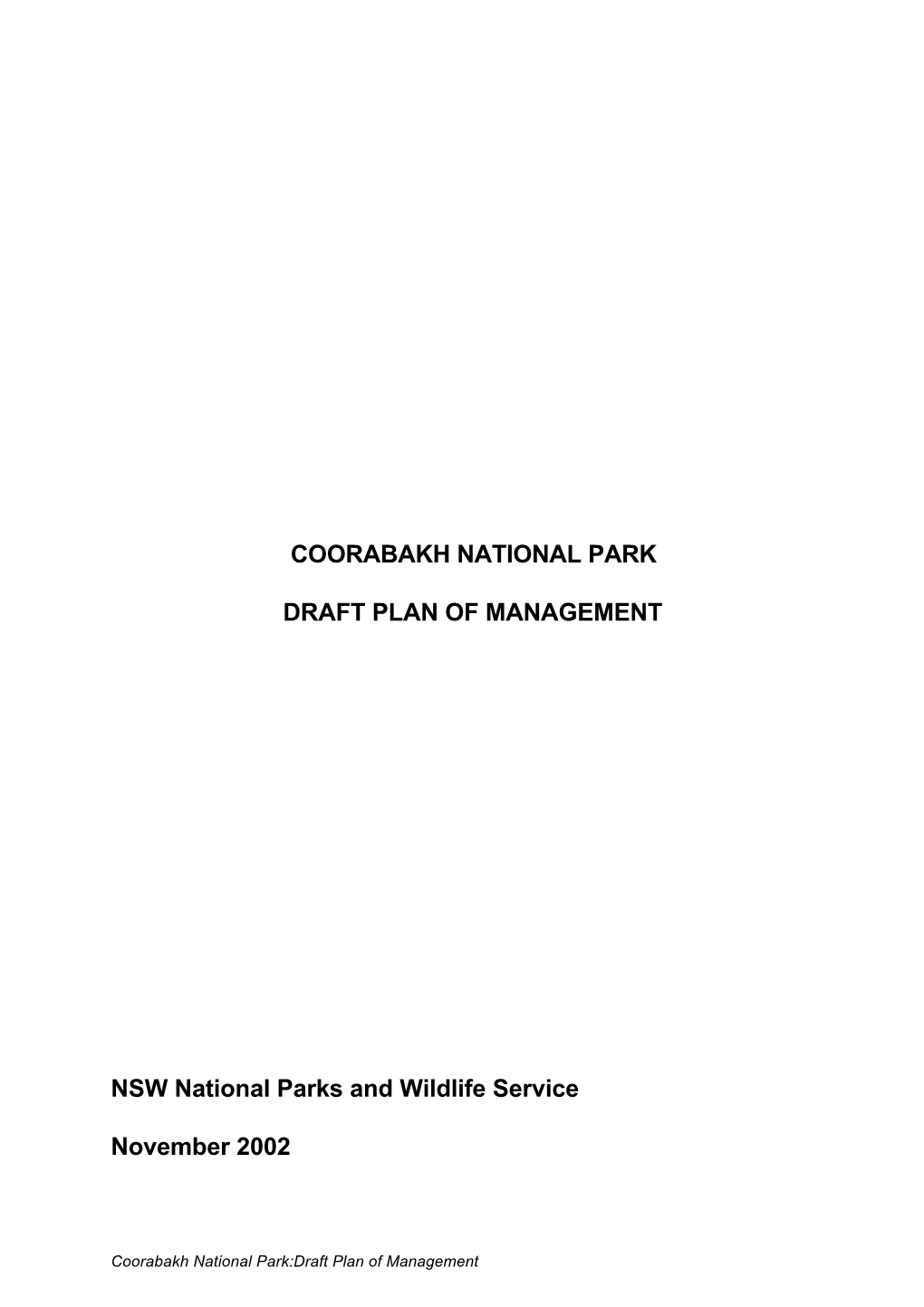 Coorabakh National Park