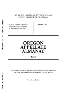 Oregon Appellate Almanac