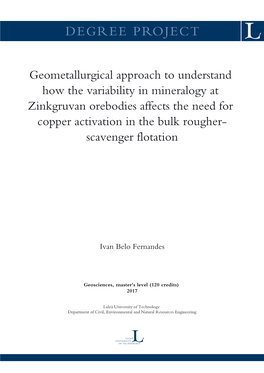 Geometallurgical Approach to Understand How the Variability In