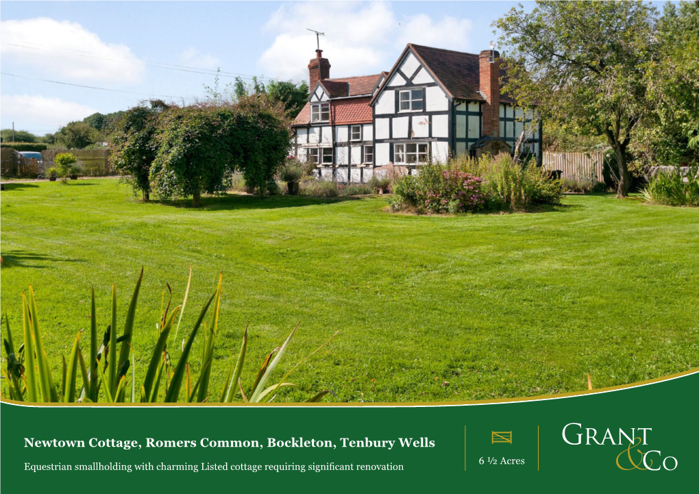 Newtown Cottage, Romers Common, Bockleton, Tenbury Wells