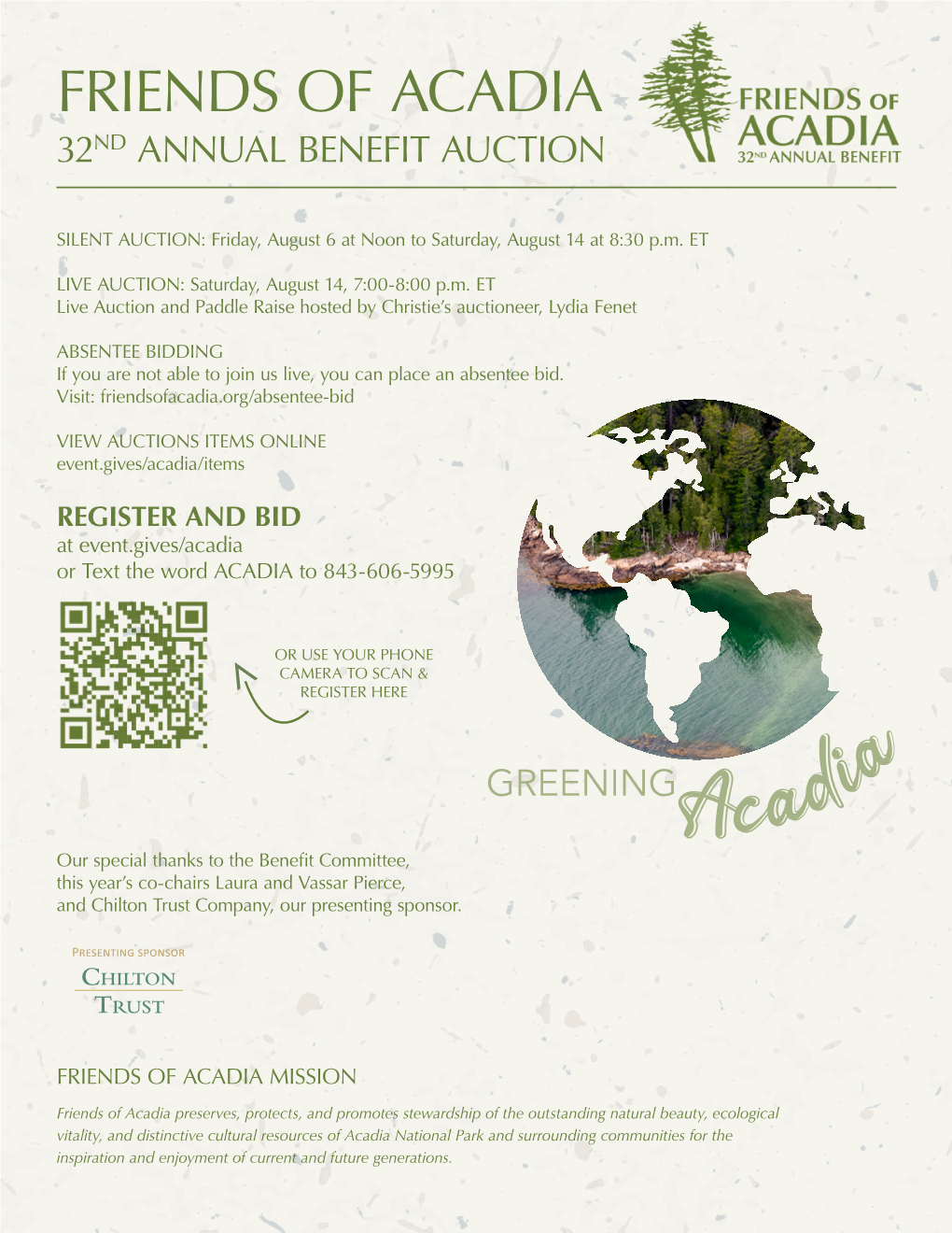 32Nd Annual Benefit Auction